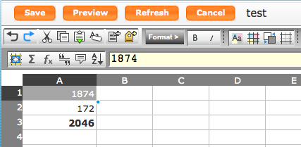 واجهة SocialCalc