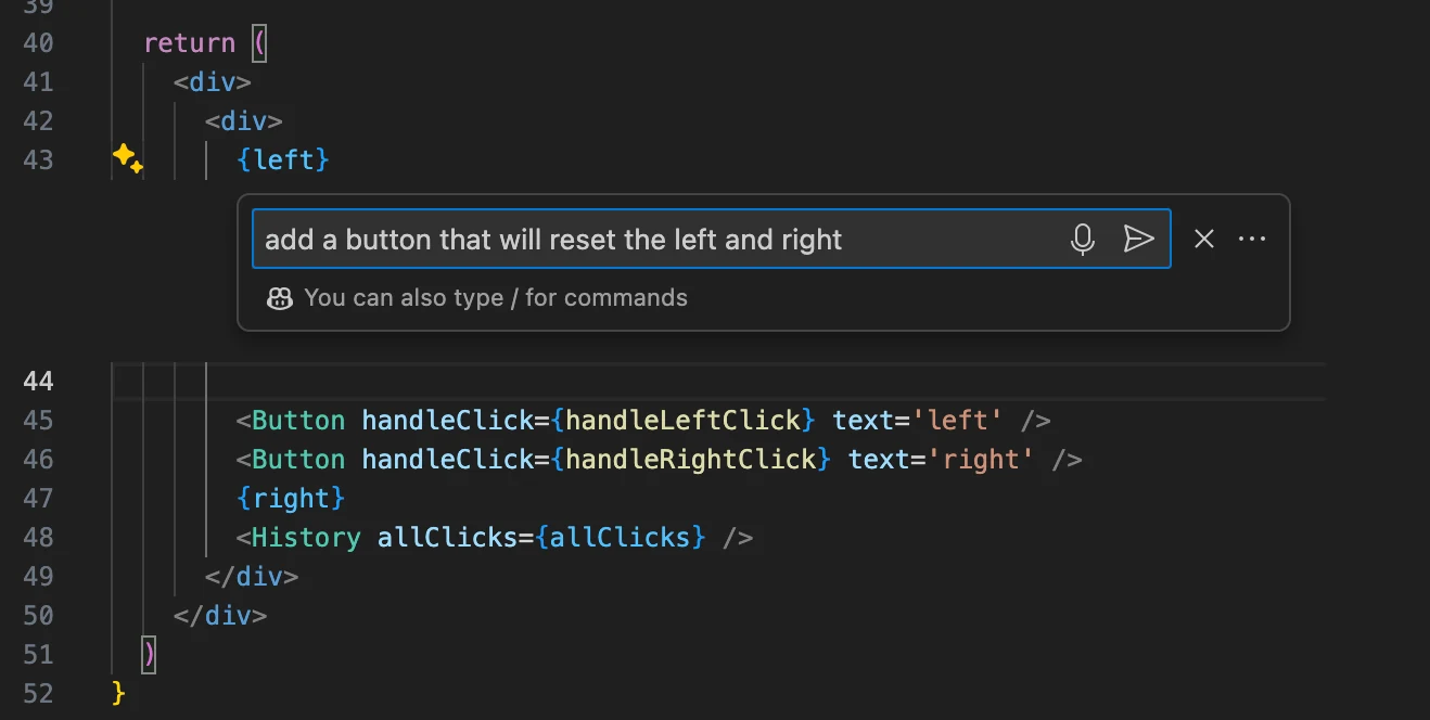 إدخال copilot في vscode
