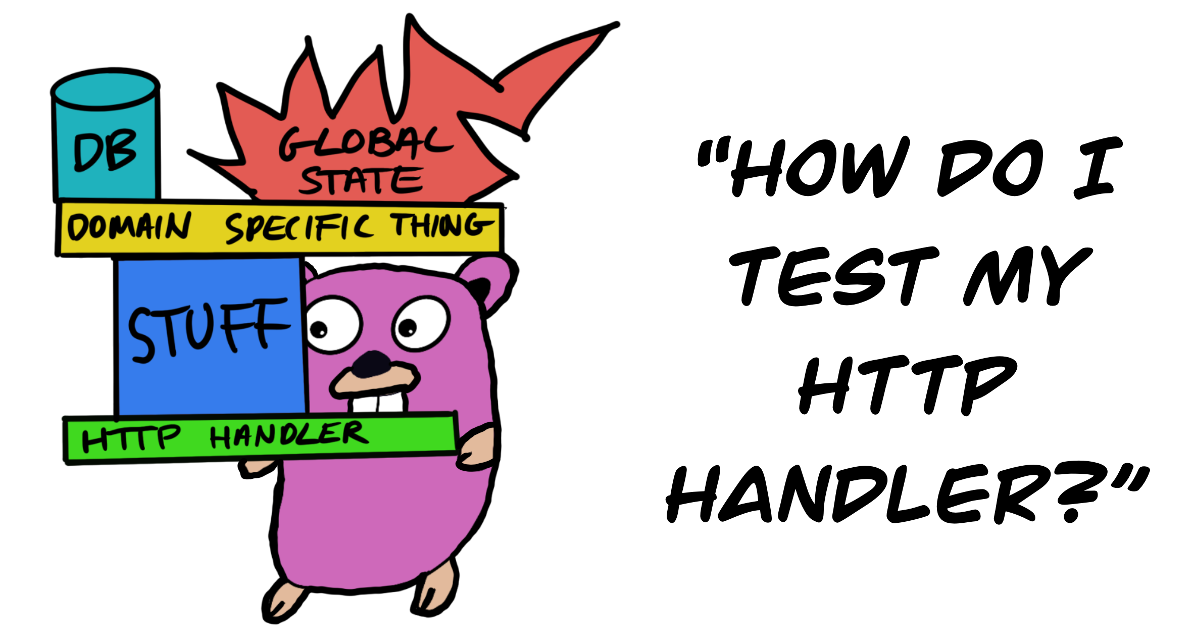 رسم يوضح سؤالًا شائعًا في مجتمع Go